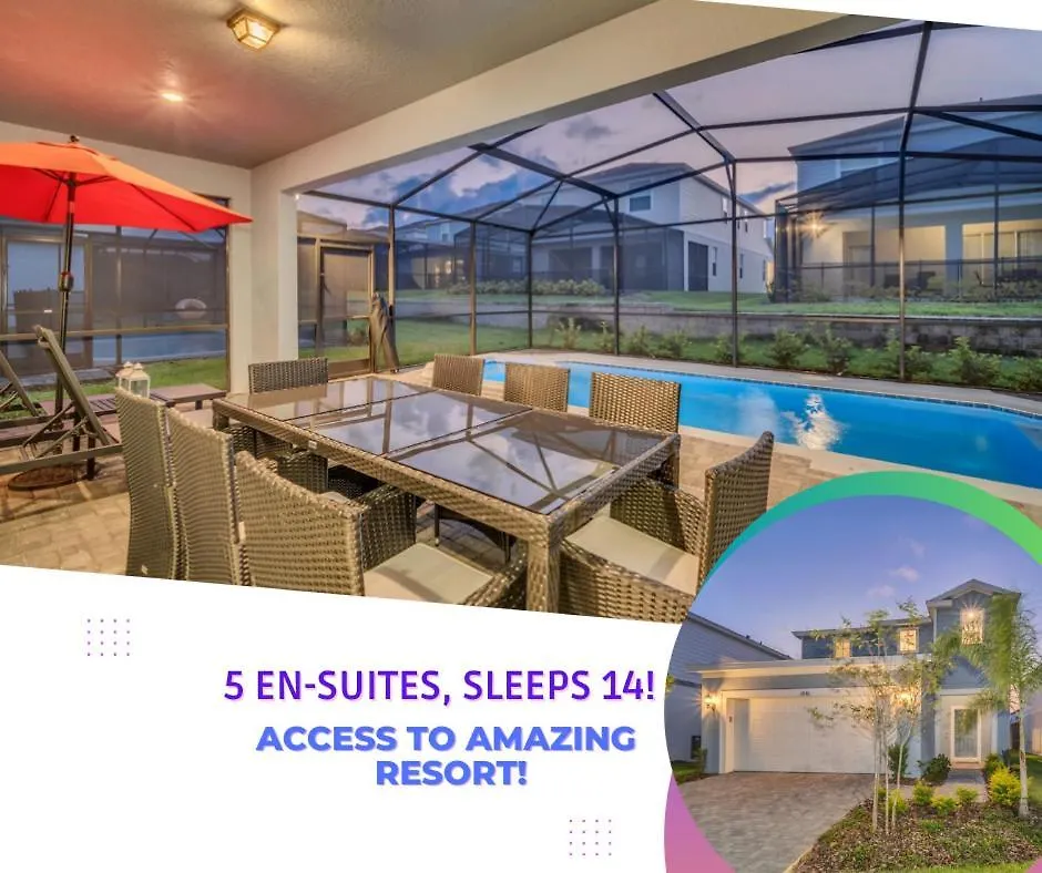 5 En-Suites Close To Disney Wi105 Davenport
